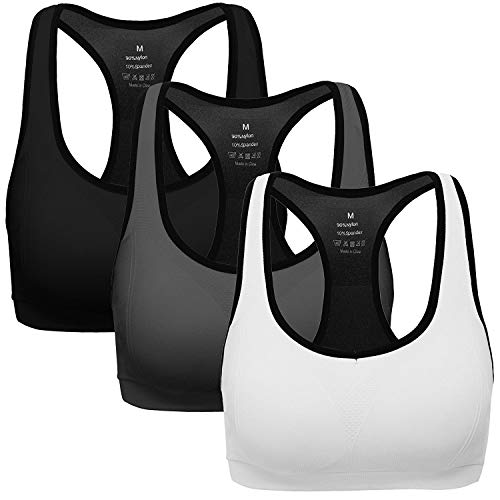 ANGOOL Sujetador Deportivo Almohadillas Extraíbles Yoga Run Bra para Mujer ANGOOL Sujetador Deportivo Almohadillas Extraíbles Yoga Run Bra para Mujer