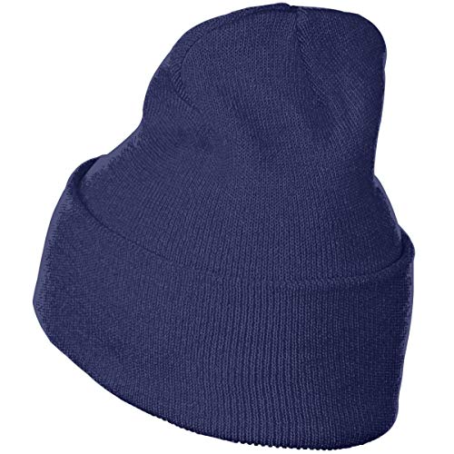 angwenkuanku Fondo de Rayas Vintage Papel Tapiz Transparente Unisex Invierno Verano cálido puño Liso Holgado cráneo Gorro de Punto Diario