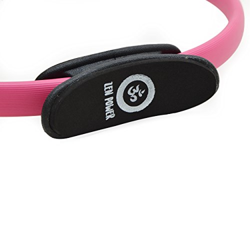 Anillo de pilates/de yoga ZenPower - dispositivo de entrenamiento para un entramiento de fuerza y resistencia eficaz, Anillo con un diámetro de 38cm - Color: rosa Anillo de pilates/de yoga ZenPower - dispositivo de entrenamiento para un entramiento de fuerza y resistencia eficaz, Anillo con un diámetro de 38cm - Color: rosa