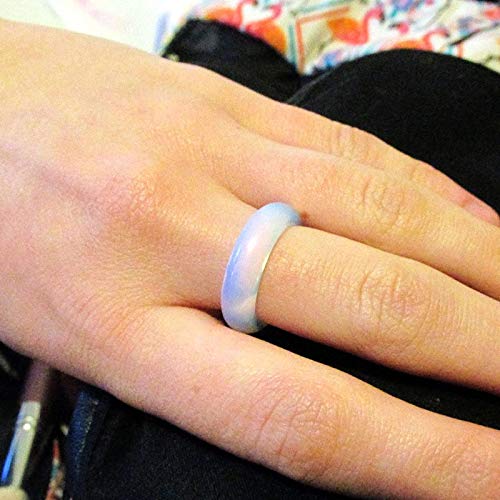 Anillo de proteína Natural Anillo de Compromiso Anillo de Bodas para Hombres y Mujeres Anillo de proteína Natural Anillo de Compromiso Anillo de Bodas para Hombres y Mujeres