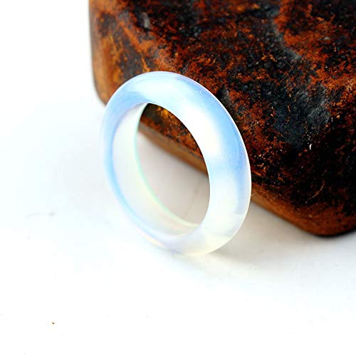 Anillo de proteína Natural Anillo de Compromiso Anillo de Bodas para Hombres y Mujeres