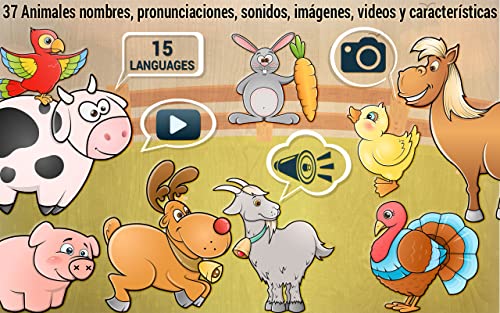 Animales Puzzle para niños pequeños