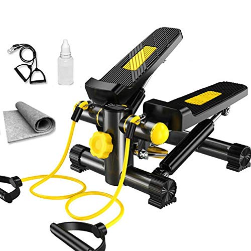 anking Swing Stepper Incluyendo Bandas de Resistencia, Fitness Que Adelgaza Hermosas piernas, Bicicleta Multifuncional