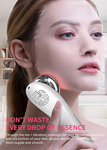 ANLAN Masajeador Facial Instrumento Multifuncional con Frío Calor Fototerapia Roja y Azul para Antiarrugas, Anti-envejecimiento, Limpieza Profunda, Cuidado Facial ANLAN Masajeador Facial Instrumento Multifuncional con Frío Calor Fototerapia Roja y Azul para Antiarrugas, Anti-envejecimiento, Limpieza Profunda, Cuidado Facial