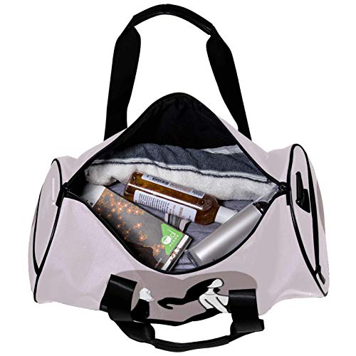 Anmarco Bolsa de lona para mujer, hombre, yoga, estiramiento, deportes, gimnasio, bolsa de viaje para fines de semana, bolsa de viaje al aire libre