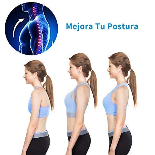 ANOOPSYCHE Corrector de Postura Espalda Hombros Para Hombre y Mujer Talla Asjustable Chaleco Corrector de Postura Transpirable es Ideal para Aliviar los Dolores Dorsales,Thoraciques,Cuello y Hombros ANOOPSYCHE Corrector de Postura Espalda Hombros Para Hombre y Mujer Talla Asjustable Chaleco Corrector de Postura Transpirable es Ideal para Aliviar los Dolores Dorsales,Thoraciques,Cuello y Hombros