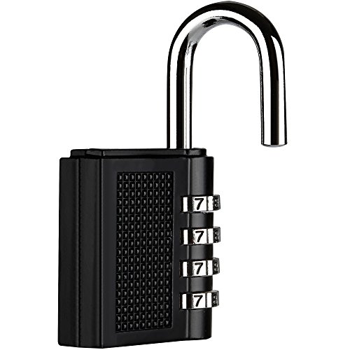 Anpro 2 Piezas Candado de Seguridad en 7.9cm* 4cm con Combinación 4-Dígitos Ideal para Puerta de Verja, Lockers, Maleta de Equipaje,Cerraduras de Equipaje, Archivadores, Caja de Herramientas Anpro 2 Piezas Candado de Seguridad en 7.9cm* 4cm con Combinación 4-Dígitos Ideal para Puerta de Verja, Lockers, Maleta de Equipaje,Cerraduras de Equipaje, Archivadores, Caja de Herramientas