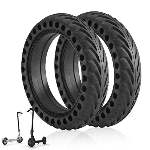 ANSENI Ruedas Macizas para Patinete Electrico Rueda de 8.5 Pulgadas, Neumáticos de Reemplazo, Rueda de Repuesto Antipinchazo Compatible con Xiaomi Scooter Electrico M365/M365 Pro, Cecotec