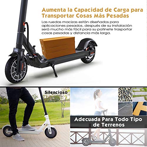 ANSENI Ruedas Macizas para Patinete Electrico Rueda de 8.5 Pulgadas, Neumáticos de Reemplazo, Rueda de Repuesto Antipinchazo Compatible con Xiaomi Scooter Electrico M365/M365 Pro, Cecotec