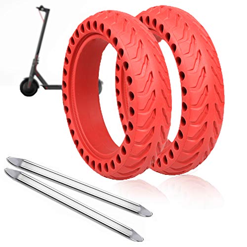 ANSENI Ruedas Macizas Roja para Patinete Electrico Rueda de 8.5 Pulgadas, Neumáticos de Reemplazo, Rueda de Repuesto Antipinchazo Compatible con Xiaomi Scooter Electrico M365/M365 Pro ANSENI Ruedas Macizas Roja para Patinete Electrico Rueda de 8.5 Pulgadas, Neumáticos de Reemplazo, Rueda de Repuesto Antipinchazo Compatible con Xiaomi Scooter Electrico M365/M365 Pro