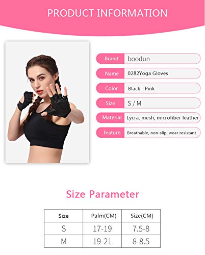 Anser 7150282 Mujer Niña Lycra dedo tirador mitones del interior corta para yoga gimnasia fitness body Building formación