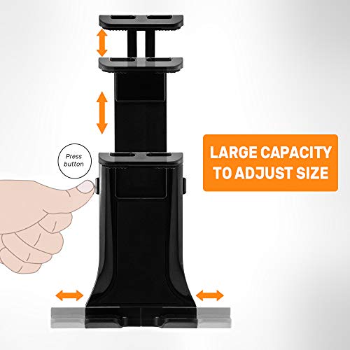 Antber Soporte Tablet Bici estatica Bicicleta Ejercicios Gym Spinning valido para Tablets de Cualquier tamaño y manillares Antber Soporte Tablet Bici estatica Bicicleta Ejercicios Gym Spinning valido para Tablets de Cualquier tamaño y manillares