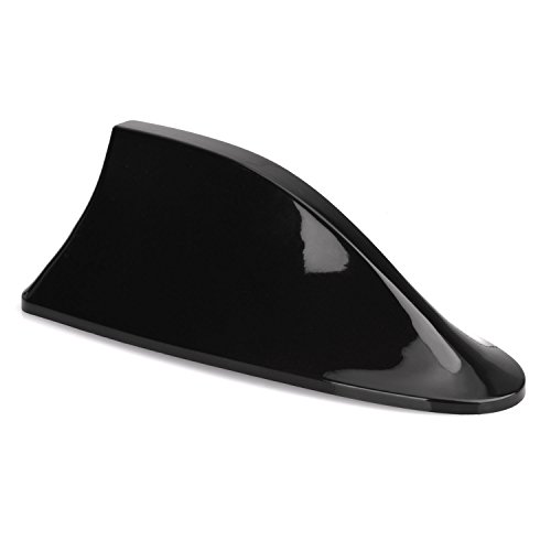 Antena universal para coche Lumiereholic Antena Aleta de tiburón Shark plástico duro AM/FM universal brillante negro Antena universal car Antenna With Radio coche Accessories Negro M018 Antena universal para coche Lumiereholic Antena Aleta de tiburón Shark plástico duro AM/FM universal brillante negro Antena universal car Antenna With Radio coche Accessories Negro M018