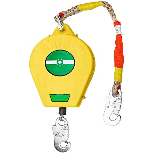 Anticaídas telescópico, cable autoblocante, dispositivo de protección de techo, dispositivo anticaídas de seguridad en el trabajo con gancho de acero, construcción, industria, grúa torre, carga de d Anticaídas telescópico, cable autoblocante, dispositivo de protección de techo, dispositivo anticaídas de seguridad en el trabajo con gancho de acero, construcción, industria, grúa torre, carga de d