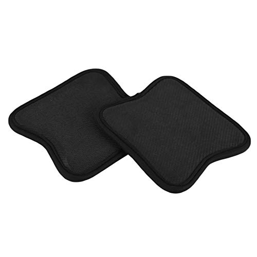 Antideslizante Peso Guantes de entrenamiento de elevación de fitness Deportes con mancuernas balatas de gimnasia ejercicios de fuerza palma de la mano del protector del amortiguador ( Color : Black )