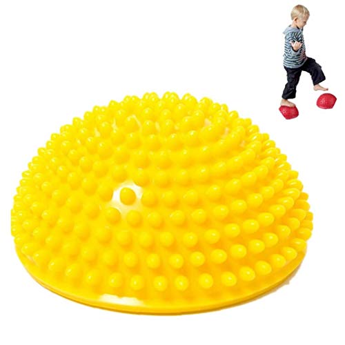 Antideslizante Yoga Masaje De Pies De Bola Media Bola 16cm / 6.5inch Masaje Colchoneta De Ejercicio Equilibrio Vainas De Punta Puntos para La Gimnasia De Pilates para Niños Adultos (Amarillo) Antideslizante Yoga Masaje De Pies De Bola Media Bola 16cm / 6.5inch Masaje Colchoneta De Ejercicio Equilibrio Vainas De Punta Puntos para La Gimnasia De Pilates para Niños Adultos (Amarillo)