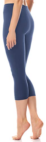 Antie Leggins 3/4 Mallas Deportivas Mujer AN60-101(Jeans,M)