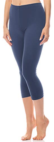 Antie Leggins 3/4 Mallas Deportivas Mujer AN60-101(Jeans,M) Antie Leggins 3/4 Mallas Deportivas Mujer AN60-101(Jeans,M)