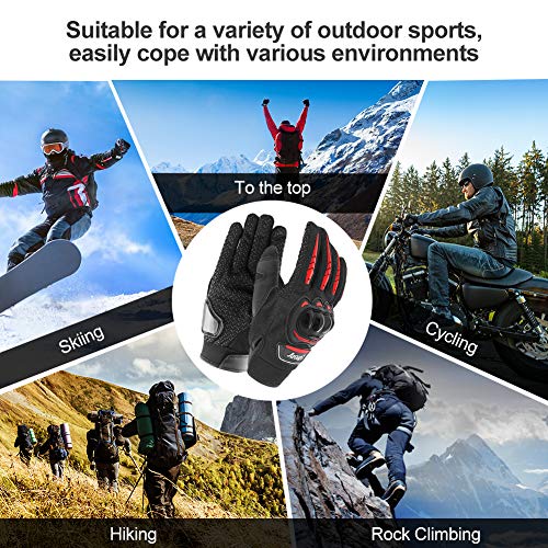 Anykuu Guantes de Moto Transpirables Verano Hombre Todas las temporadas Antideslizante Pantalla Táctil Duro Motocross Motocicleta Bicicleta ATV MTB Escalada Dedo Completo Deportes al Aire Libre Anykuu Guantes de Moto Transpirables Verano Hombre Todas las temporadas Antideslizante Pantalla Táctil Duro Motocross Motocicleta Bicicleta ATV MTB Escalada Dedo Completo Deportes al Aire Libre