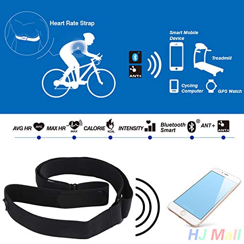 Anyutai - Correa de repuesto para Garmin Polar H1 H2 H3 H6 H7 H10 Runtastic Wahoo Sport Running Running ajustable de nailon para hombres y mujeres negro Anyutai - Correa de repuesto para Garmin Polar H1 H2 H3 H6 H7 H10 Runtastic Wahoo Sport Running Running ajustable de nailon para hombres y mujeres negro