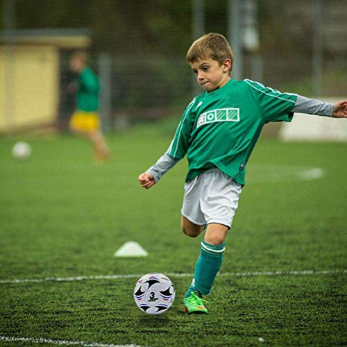 Aoneky Balón de Fútbol para Niños - Talla 3 Diámetro 18 cm, Balón de Fútbol Profesional con Bomba de Aguja, Entrenamiento de Fútbol para Partido, Juguete Infantil Juego de Fútbol Deporte al Aire Libre