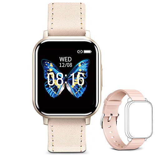AOYODKG Smartwatch, Reloj Inteligente Mujer Hombre Niños Pulsera, Pulsera de Actividad Inteligente con Contador de Caloría Monitoreo Pulsómetros + Pulseras de Repuesto, para Android iOS (Rosado) AOYODKG Smartwatch, Reloj Inteligente Mujer Hombre Niños Pulsera, Pulsera de Actividad Inteligente con Contador de Caloría Monitoreo Pulsómetros + Pulseras de Repuesto, para Android iOS (Rosado)