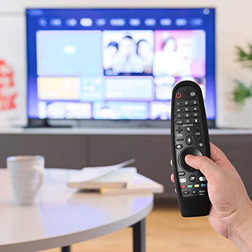 AOZBZ Funda de Control Remoto Funda de Control Remoto a Prueba de Golpes de Silicona Protectora Antideslizante con asa para LG Smart TV AN-MR600 AN-MR650 (Negro) AOZBZ Funda de Control Remoto Funda de Control Remoto a Prueba de Golpes de Silicona Protectora Antideslizante con asa para LG Smart TV AN-MR600 AN-MR650 (Negro)