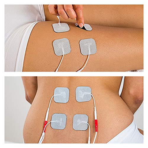 Aparato TENS 3-en-1 | aparato de corriente de estimulación con 22 programas para el tratamiento del dolor | | masaje muscular | incluyendo 4 almohadillas de electrodos con conexión de 2 canales Aparato TENS 3-en-1 | aparato de corriente de estimulación con 22 programas para el tratamiento del dolor | | masaje muscular | incluyendo 4 almohadillas de electrodos con conexión de 2 canales