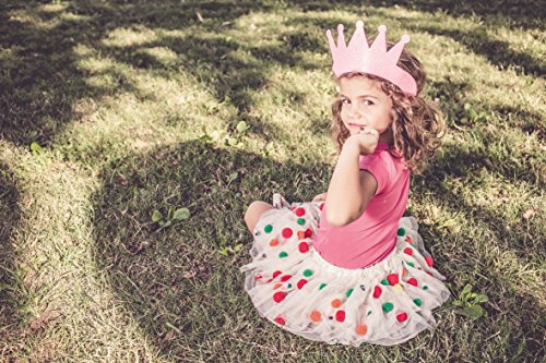 APLI Kids - Corona goma EVA purpurina rosa, 1 ud APLI Kids - Corona goma EVA purpurina rosa, 1 ud