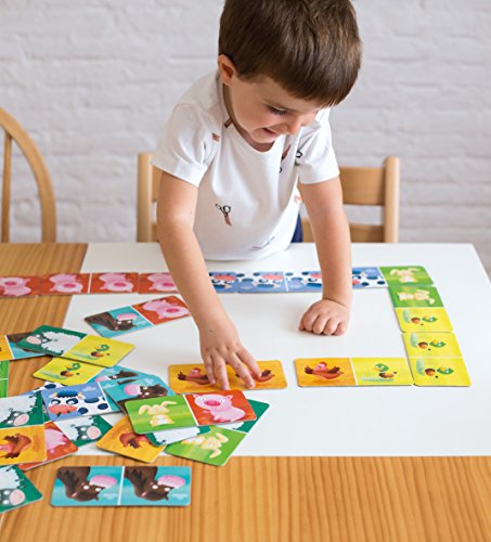 APLI Kids- Granja Dominó, 28 Piezas, Multicolor (16493) APLI Kids- Granja Dominó, 28 Piezas, Multicolor (16493)