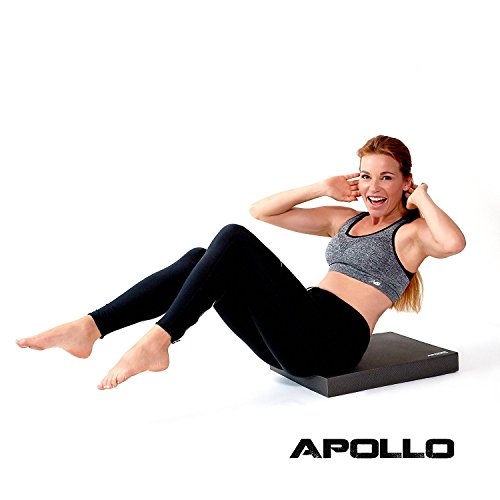 Apollo Balance Pad, colchoneta de Coordinación 24x38x6cm, para el Fitness, Yoga y Pilates en Azul