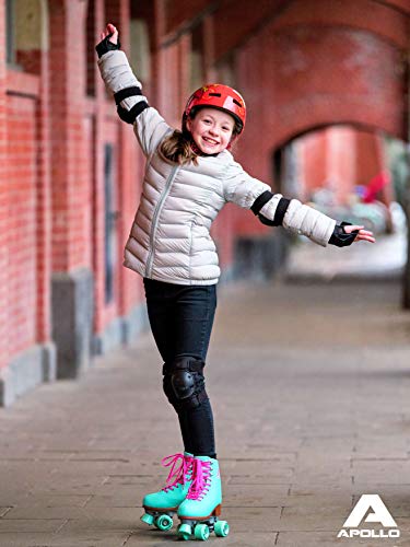 Apollo Patines de 4 Ruedas Clásicos, Patines para Niños, Adolescentes y Adultos, Patines de Niña y Patines de Mujer de Talla Ajustable, 3 Tamaños, Ajustables Talla 31 a 46 Apollo Patines de 4 Ruedas Clásicos, Patines para Niños, Adolescentes y Adultos, Patines de Niña y Patines de Mujer de Talla Ajustable, 3 Tamaños, Ajustables Talla 31 a 46