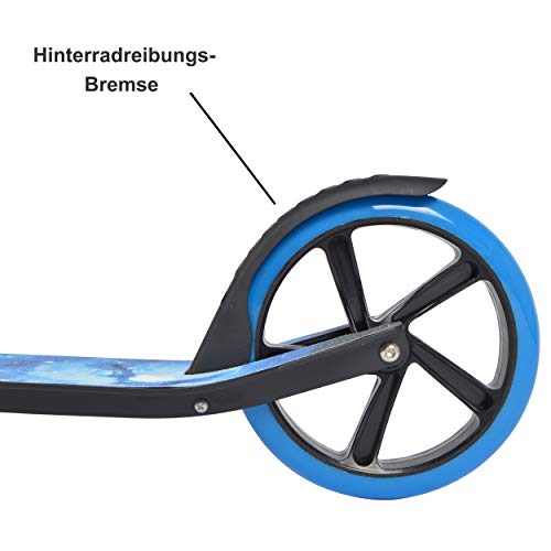 Apollo Patinete Urbano XXL Phantom Pro - Patinete de Grandes Ruedas de 200 m – City Scooter Plegable y Ajustable para Niños y Adultos