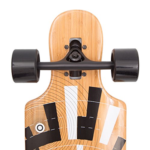 Apollo Twin-Tip Drop-Thru Longboard, Soul Bamboo, Flex 1-3, 101,8 cm (40inch) x 24 cm (9,5inch)