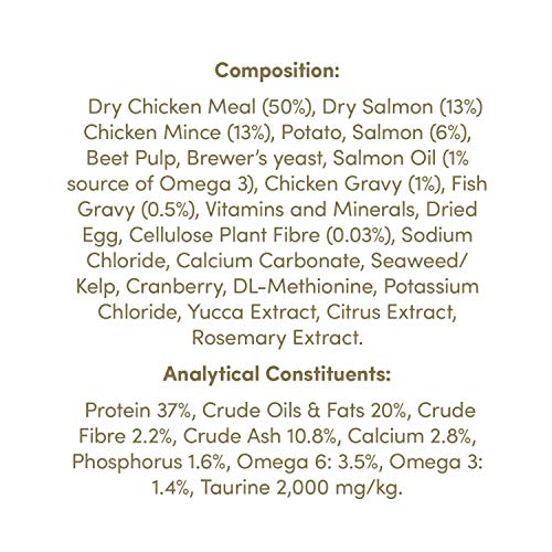 Applaws Comida seca para gatos, pollo y salmón extra/adulto, 7.5 kg Applaws Comida seca para gatos, pollo y salmón extra/adulto, 7.5 kg