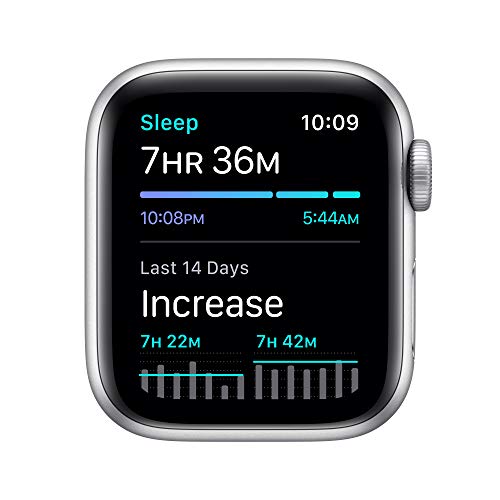 Apple Watch SE (GPS, 40 mm) Caja de aluminio en plata - Correa deportiva blanca