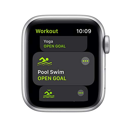 Apple Watch SE (GPS, 40 mm) Caja de aluminio en plata - Correa deportiva blanca