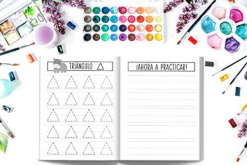 Aprendiendo a repasar: Líneas Formas Letras: Libro de actividades para niños: +3 años: Un cuaderno de actividades infantiles para aprender a repasar ... y niñas de preescolar y educación infantil Aprendiendo a repasar: Líneas Formas Letras: Libro de actividades para niños: +3 años: Un cuaderno de actividades infantiles para aprender a repasar ... y niñas de preescolar y educación infantil