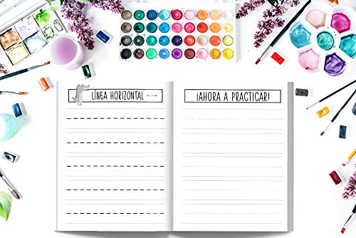Aprendiendo a repasar: Líneas Formas Letras: Libro de actividades para niños: +3 años: Un cuaderno de actividades infantiles para aprender a repasar ... y niñas de preescolar y educación infantil Aprendiendo a repasar: Líneas Formas Letras: Libro de actividades para niños: +3 años: Un cuaderno de actividades infantiles para aprender a repasar ... y niñas de preescolar y educación infantil