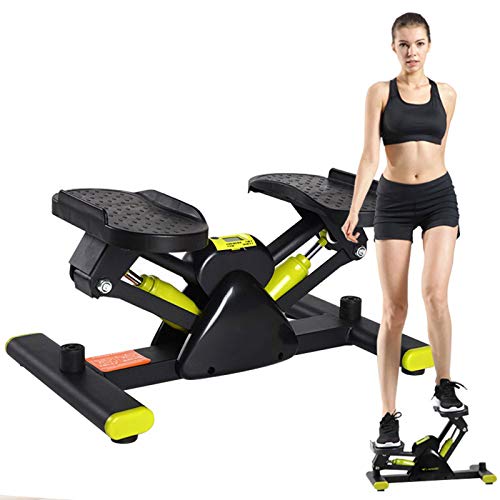 Aprilhp Mini Stepper, Step/Stepper Cardio Fitness, Portátil Maquina de Subir Escaleras Stepper Up-Down con Pantalla, Movimiento en Forma de V, Mini Bicicleta Estatica para Toda la Familia