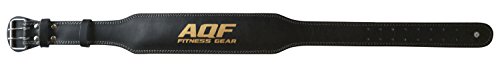 AQF Cinturon Lumbar Gimnasio para Levantamiento De Pesas De Cuero Acolchado De 4"Pulgadas para Musculación Ejercicio De Físico Culturismo AQF Cinturon Lumbar Gimnasio para Levantamiento De Pesas De Cuero Acolchado De 4"Pulgadas para Musculación Ejercicio De Físico Culturismo