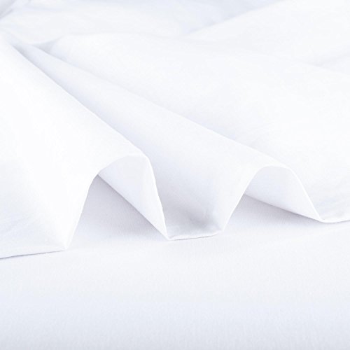 aqua-textil Superior - Sábana Bajera sin Goma elástica (150 x 250 cm), Color Blanco aqua-textil Superior - Sábana Bajera sin Goma elástica (150 x 250 cm), Color Blanco
