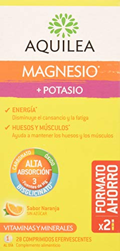 Aquilea Magnesio + Potasio, 28 Comprimidos Eferv Aquilea Magnesio + Potasio, 28 Comprimidos Eferv
