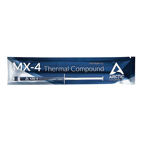 ARCTIC MX-4 2019 Edition - Pasta de interfaz térmica a base de carbono - Disipador de calor - Fácil de aplicar - alta durabilidad - 2g