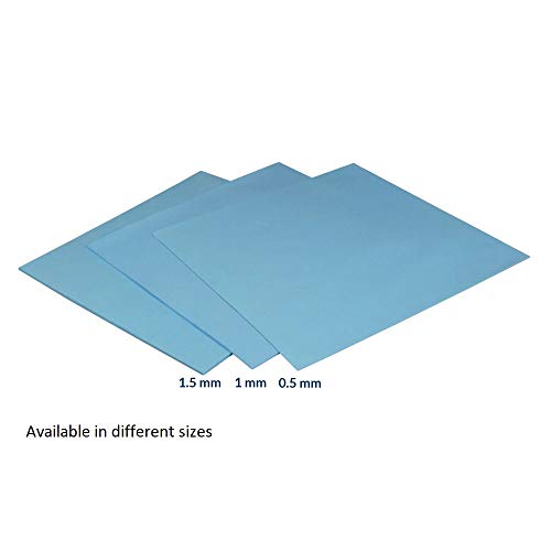 ARCTIC Thermal Pad, Paquete de 1 (145 x 145 x 1,0 mm) - Disipador térmico basado en Silicona con 6,0 W/MK Conductividad térmica y dureza Especialmente Reducida - Azul ARCTIC Thermal Pad, Paquete de 1 (145 x 145 x 1,0 mm) - Disipador térmico basado en Silicona con 6,0 W/MK Conductividad térmica y dureza Especialmente Reducida - Azul
