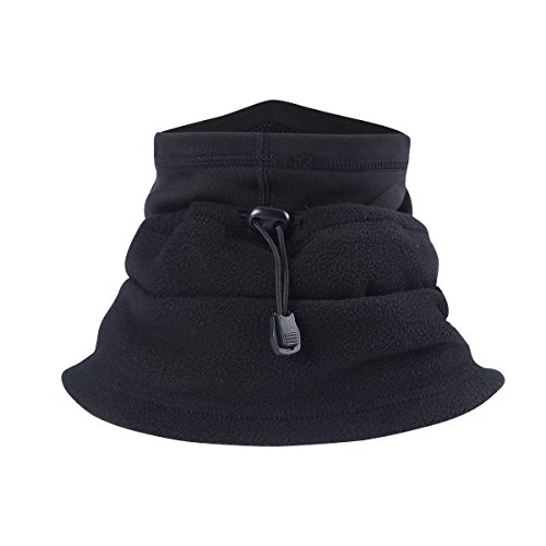 Arcweg Calentadores De Cuello para Moto Forro Polar Multifuncional Braga Cuello para Hombre y Mujer Accesorio De Esquí Moto Bicicleta Negro Arcweg Calentadores De Cuello para Moto Forro Polar Multifuncional Braga Cuello para Hombre y Mujer Accesorio De Esquí Moto Bicicleta Negro