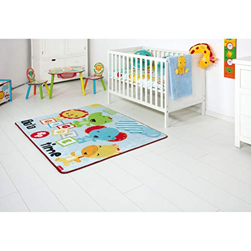 ARDITEX FP10081 Alfombra, Velur, Blanco y Verde, 117 x 157 x 1.2 cm ARDITEX FP10081 Alfombra, Velur, Blanco y Verde, 117 x 157 x 1.2 cm