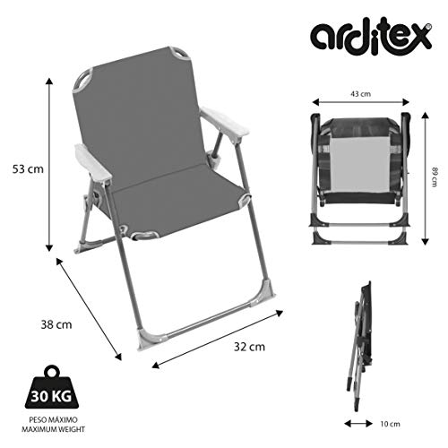 ARDITEX SM9460 Silla Plegable con Brazos de 38x32x53cm de Marvel-Spiderman ARDITEX SM9460 Silla Plegable con Brazos de 38x32x53cm de Marvel-Spiderman