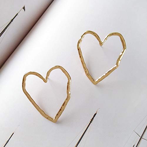 Arete Perla Metal Hollow Heart Stud Pendientes Mujer Exagerada Grandes Pendientes Punk Popular Discoteca Pendientes Para Las Mujeres Joyería Plateado Platino Arete Perla Metal Hollow Heart Stud Pendientes Mujer Exagerada Grandes Pendientes Punk Popular Discoteca Pendientes Para Las Mujeres Joyería Plateado Platino