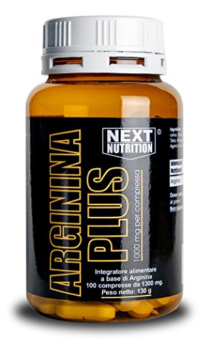 Arginina 1000 mg 100 tabletas 1000 mg por comprimido Aminoácido esencial Aumenta el crecimiento muscular y la fuerza óxido nítrico | Promueve la síntesis de proteínas | Vigor sexual